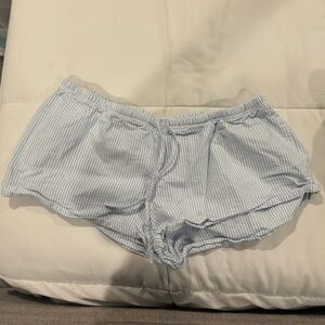 💘3 for 25💘 John Galt blue and white stripped linen shorts